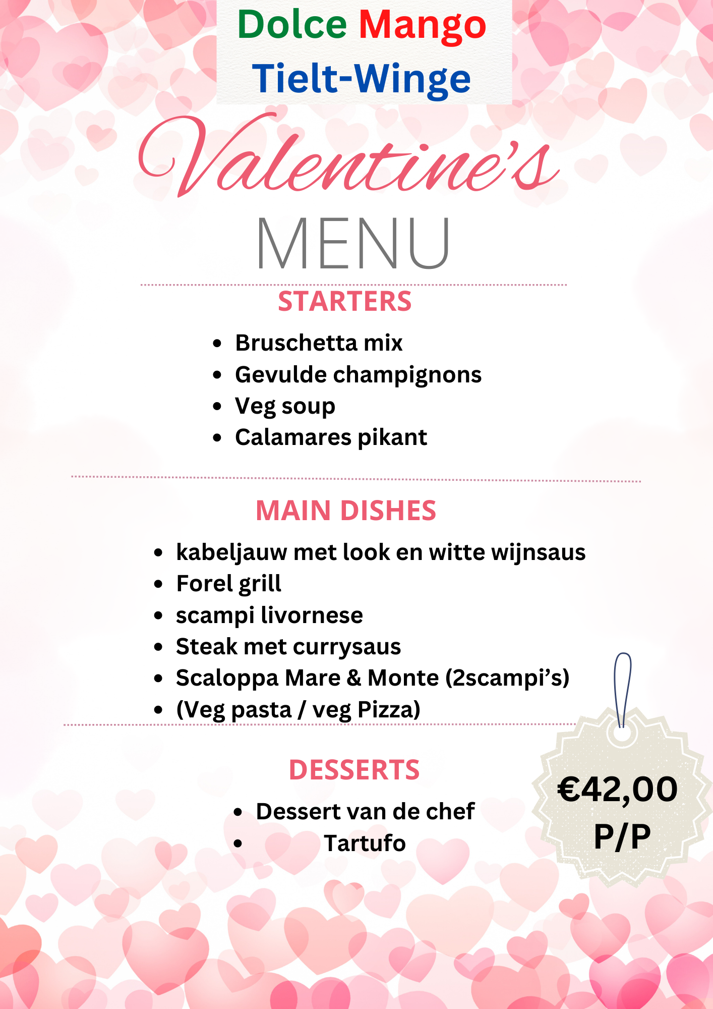 Dolce Mango Pizzeria in TieltWinge